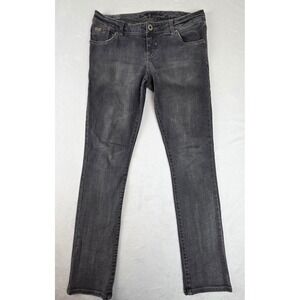 Empyre Skinny Jeans Womens 9 Gray Faded Denim Low Rise RN107843